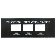 Diffraction Grating Demonstration, 100, 300, 600line/mm