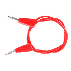 4mm Stackable Plug Leads Economy: Red, 300mm