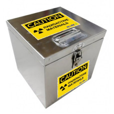 Radioactive source storage box, Inner size: 20 x 20 x 20cm, Outer size: 24 x 24 x 24cm, 2mm Pb